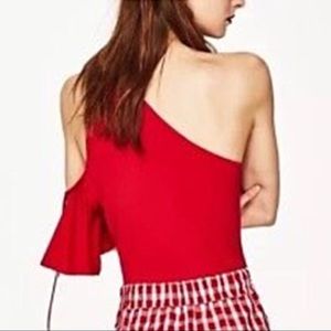 Zara Asymmetric Bodysuit
